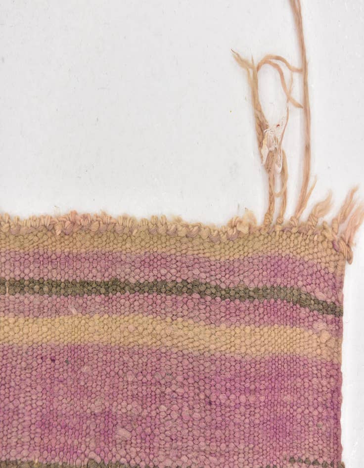 Detail image of 4' 8 x 8' 2  Hand Knotted Moroccan Wool Rug