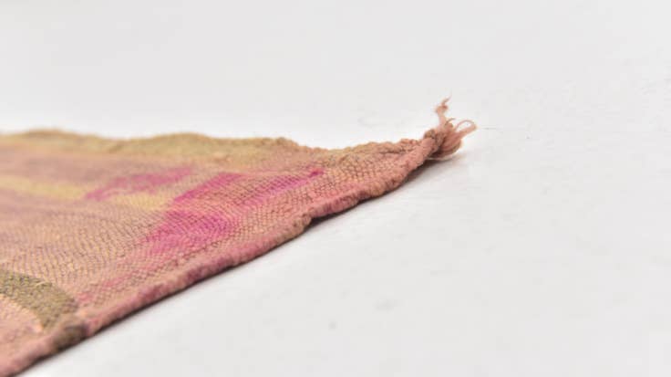 Detail image of 4' 8 x 8' 2 Hand Knotted Moroccan Wool Rug