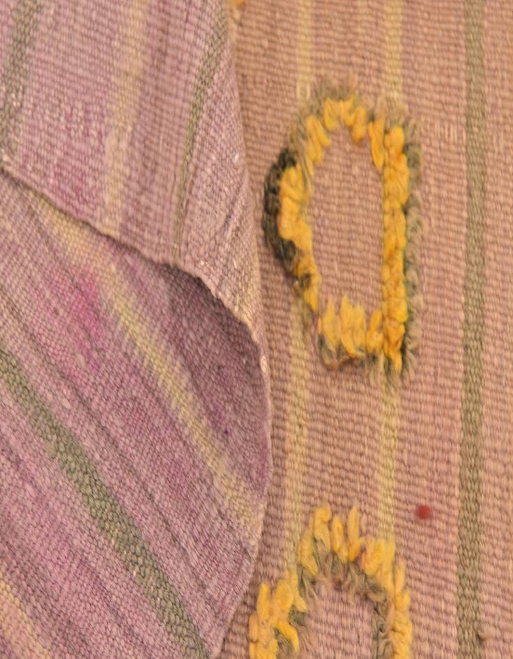 Detail image of 4' 8 x 8' 2  Hand Knotted Moroccan Wool Rug