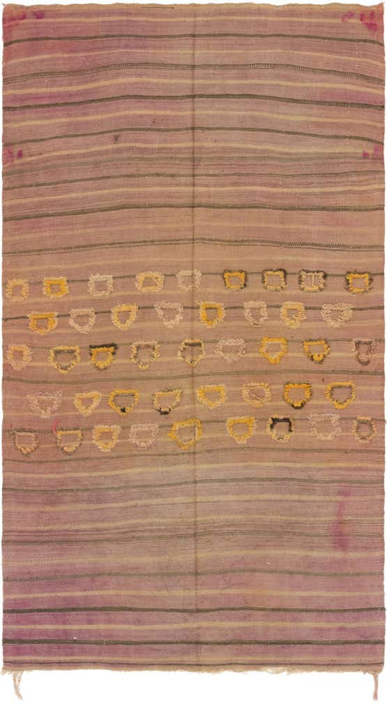 4' 8 x 8' 2 Hand Knotted Moroccan Wool Rug