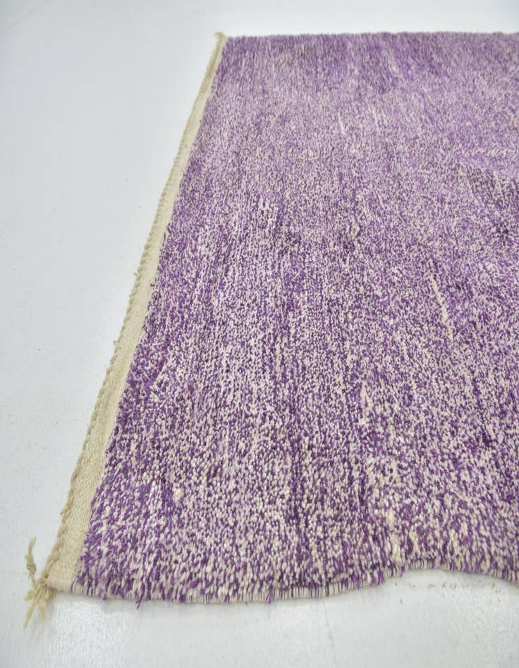 Detail image of 6' 5 x 9' 10 Hand Knotted Moroccan Wool Rug
