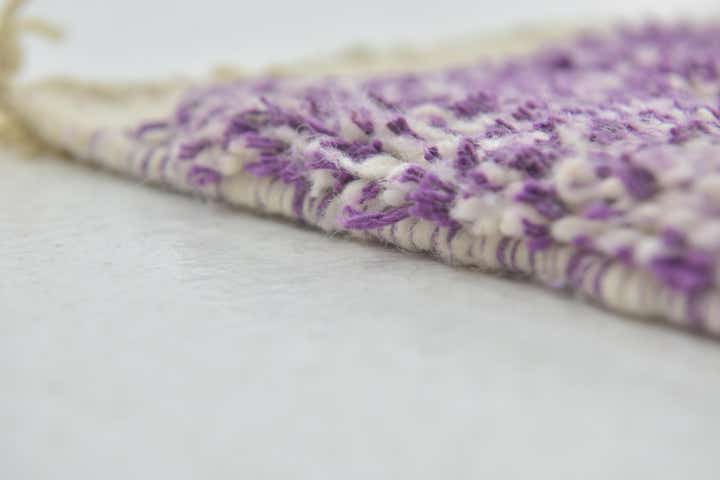 6' 5 x 9' 10 Hand Knotted Moroccan Wool Rug