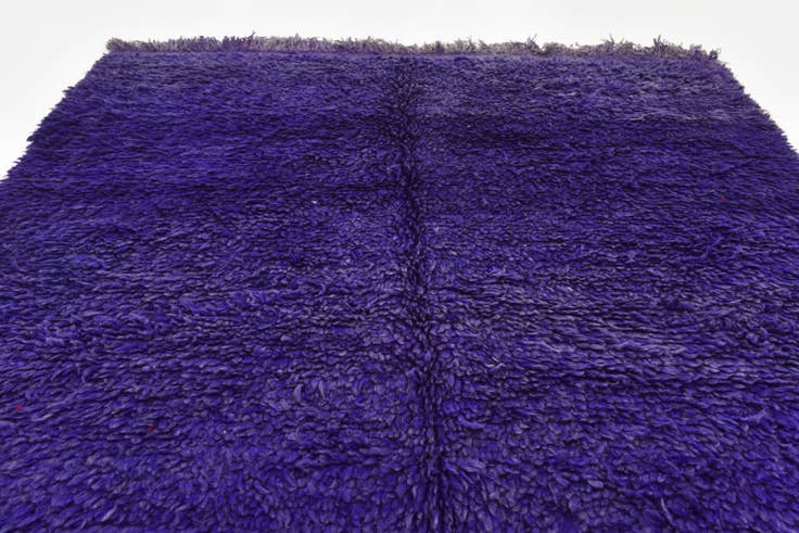 Detail image of 5' x 5' 10 Hand Knotted Moroccan Wool Rug