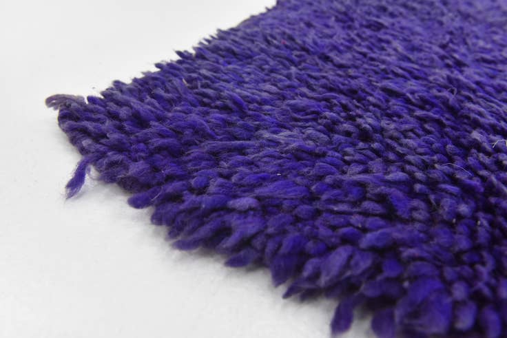 Detail image of 5' x 5' 10 Hand Knotted Moroccan Wool Rug