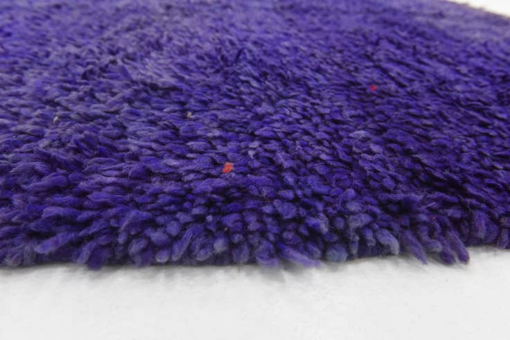 Detail image of 5' x 5' 10 Hand Knotted Moroccan Wool Rug