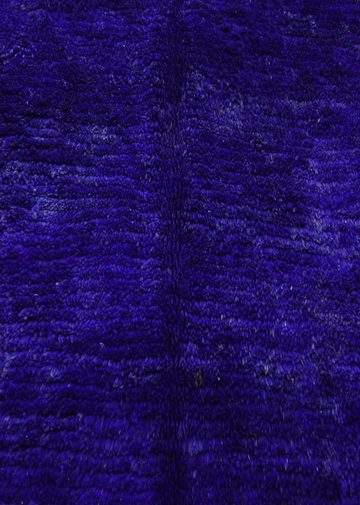 4' 11 x 8' 5 Hand Knotted Moroccan Wool Rug