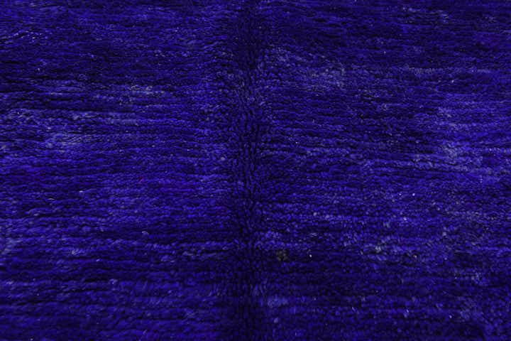 4' 11 x 8' 5 Hand Knotted Moroccan Wool Rug
