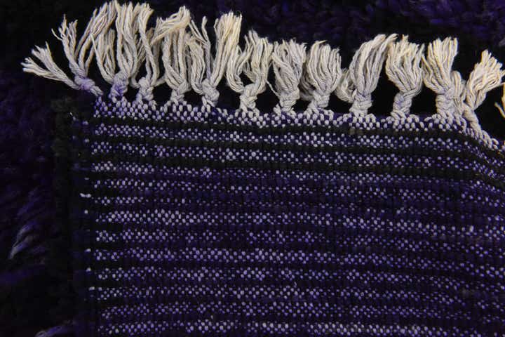 3' 4 x 4' 6 Hand Knotted Moroccan Wool Rug