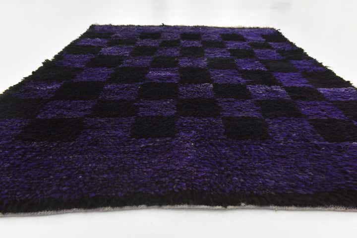 3' 4 x 4' 6 Hand Knotted Moroccan Wool Rug