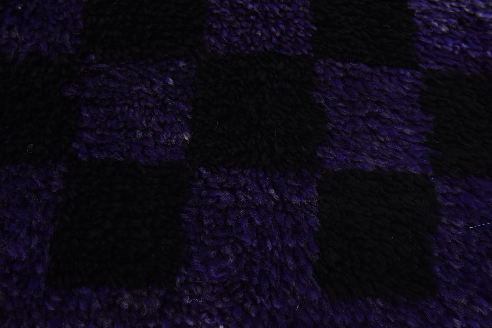 3' 4 x 4' 6 Hand Knotted Moroccan Wool Rug