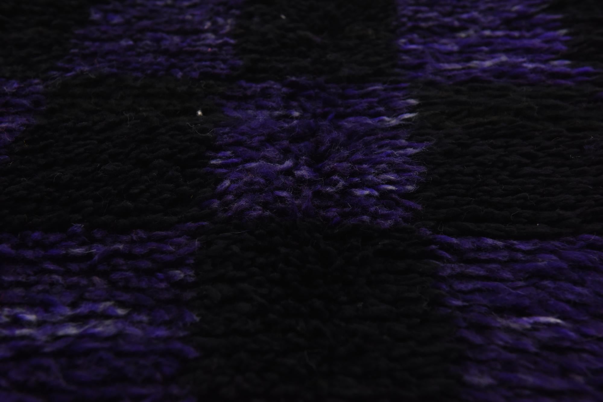 3' 4 x 4' 6 Hand Knotted Moroccan Wool Rug