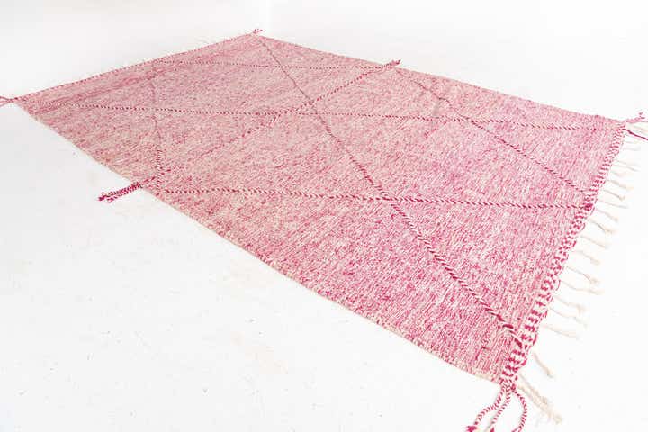 7' 5 x 11' 7 Hand Knotted Moroccan Wool Rug