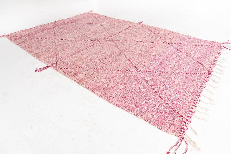 Detail image of 7' 5 x 11' 7 Hand Knotted Moroccan Wool Rug