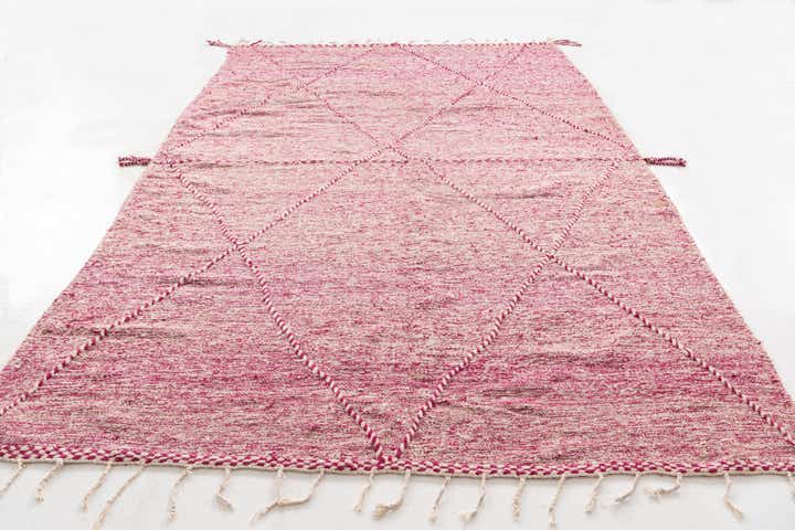 7' 5 x 11' 7 Hand Knotted Moroccan Wool Rug