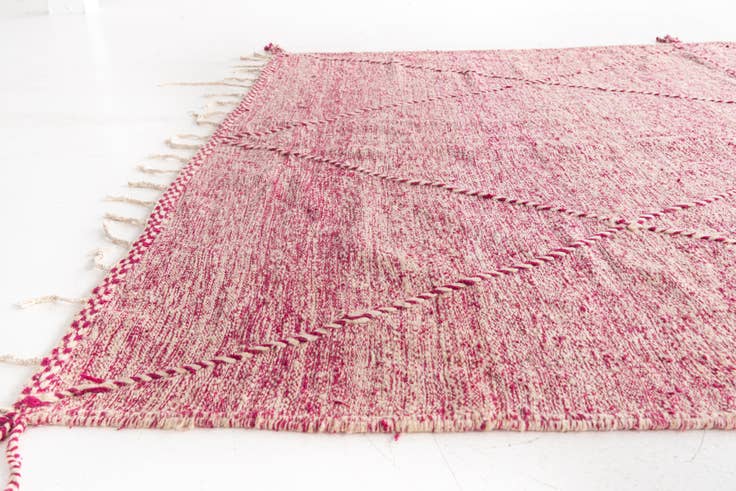 Detail image of 7' 5 x 11' 7 Hand Knotted Moroccan Wool Rug