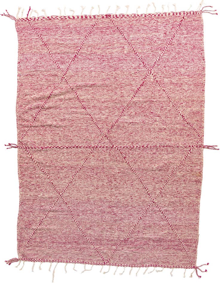 Detail image of 7' 5 x 11' 7 Hand Knotted Moroccan Wool Rug