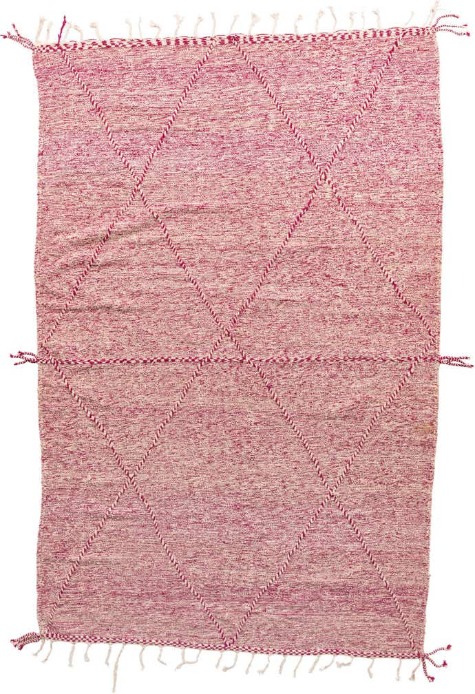 7' 5 x 11' 7 Hand Knotted Moroccan Wool Rug