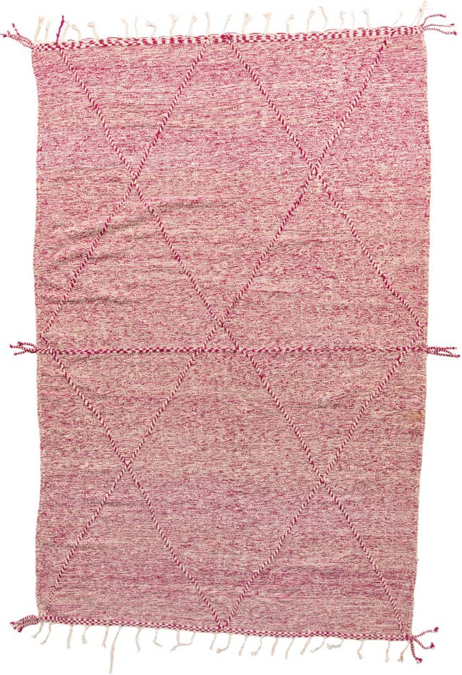 Detail image of 7' 5 x 11' 7 Hand Knotted Moroccan Wool Rug