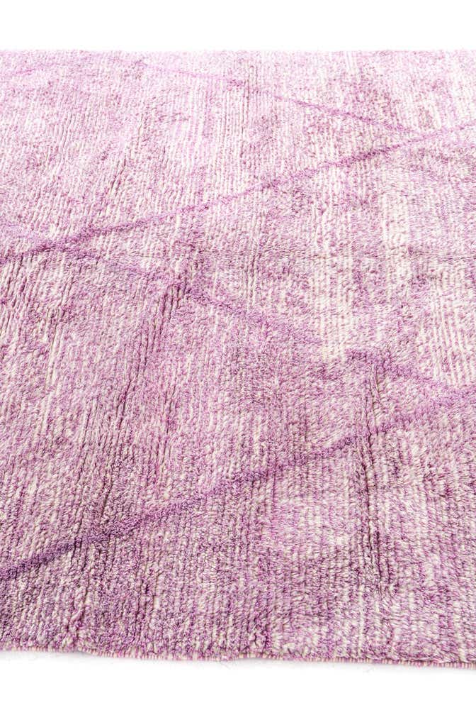 6' 6 x 10' Hand Knotted Moroccan Wool Rug