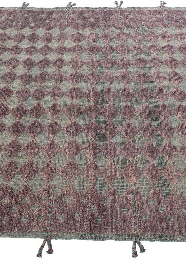 5' 2 x 8' Hand Knotted Moroccan Wool Rug