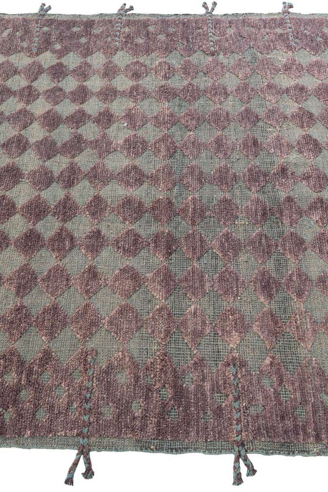 5' 2 x 8' Hand Knotted Moroccan Wool Rug
