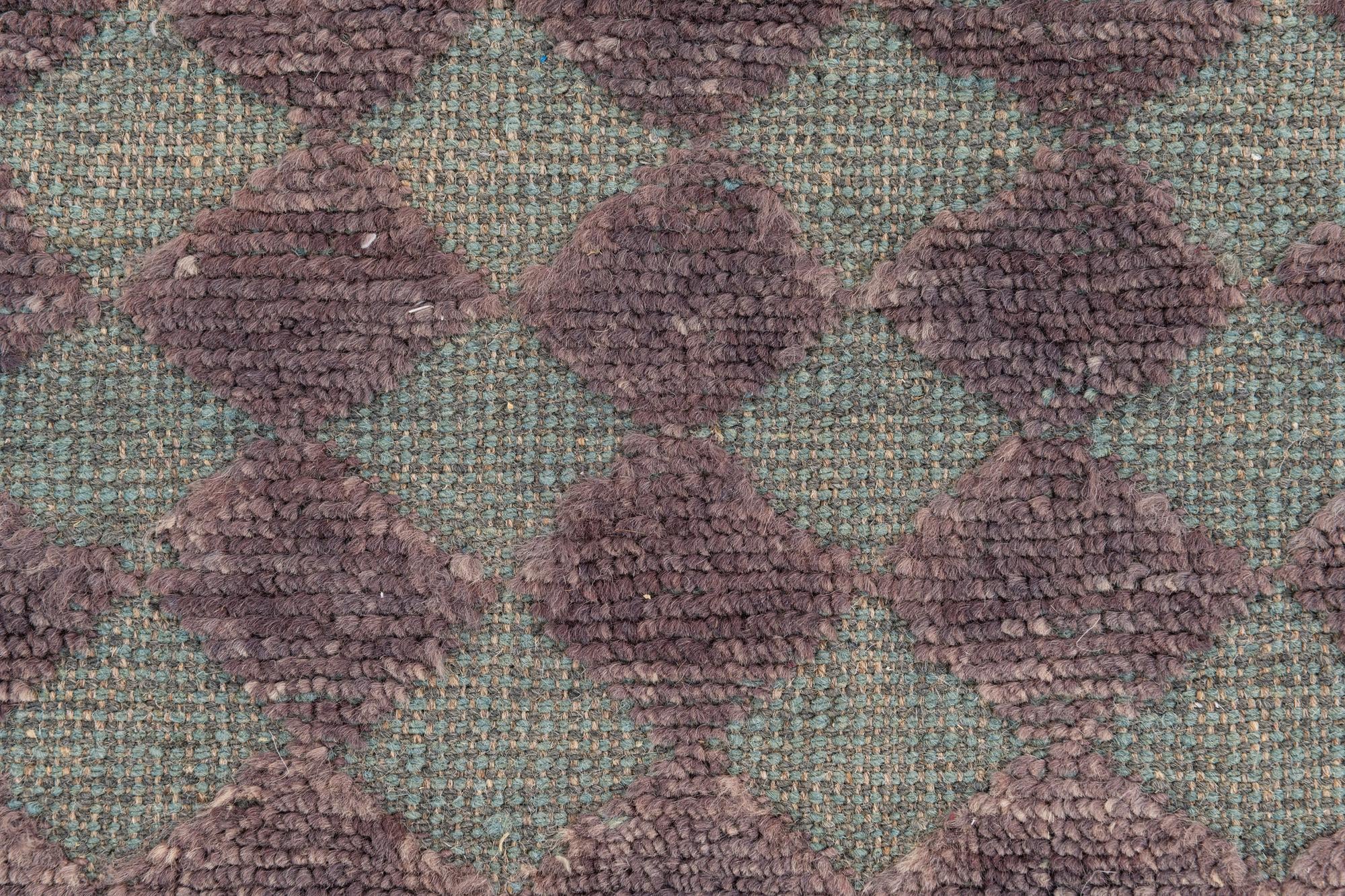 5' 2 x 8' Hand Knotted Moroccan Wool Rug