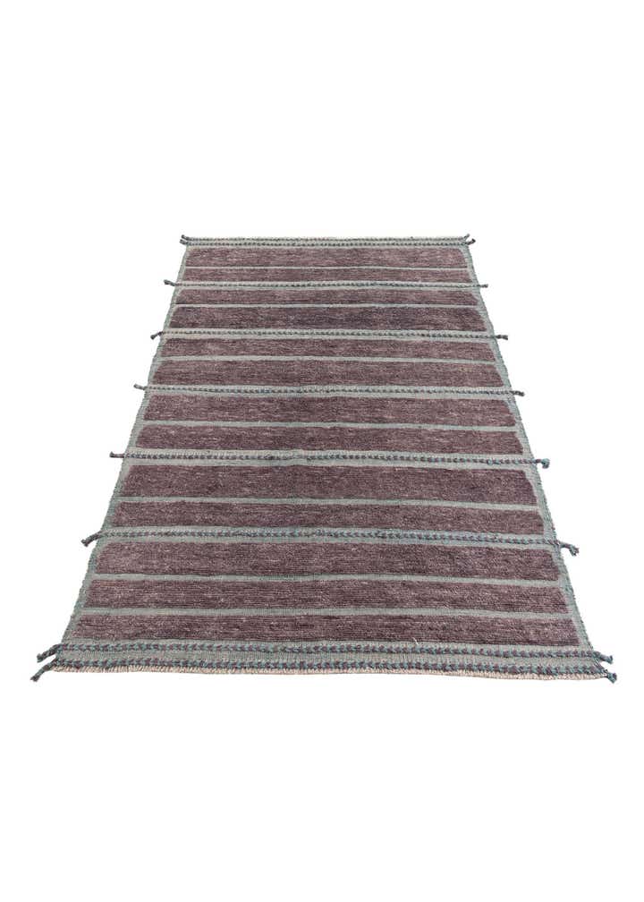 5' 8 x 8' 1 Hand Knotted Moroccan Wool Rug