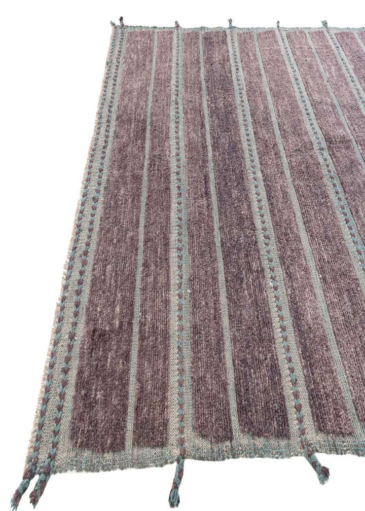 5' 8 x 8' 1 Hand Knotted Moroccan Wool Rug