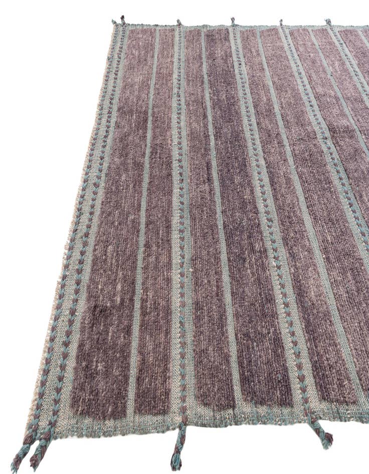 Detail image of 5' 8 x 8' 1 Hand Knotted Moroccan Wool Rug