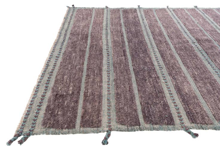 Detail image of 5' 8 x 8' 1 Hand Knotted Moroccan Wool Rug