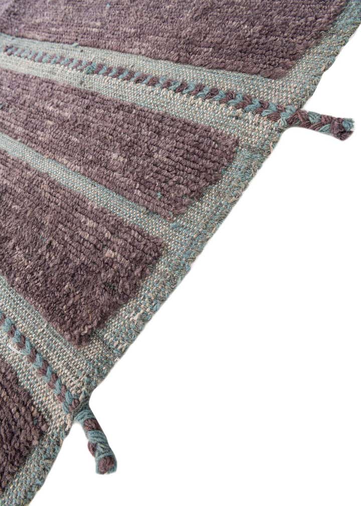 5' 8 x 8' 1 Hand Knotted Moroccan Wool Rug