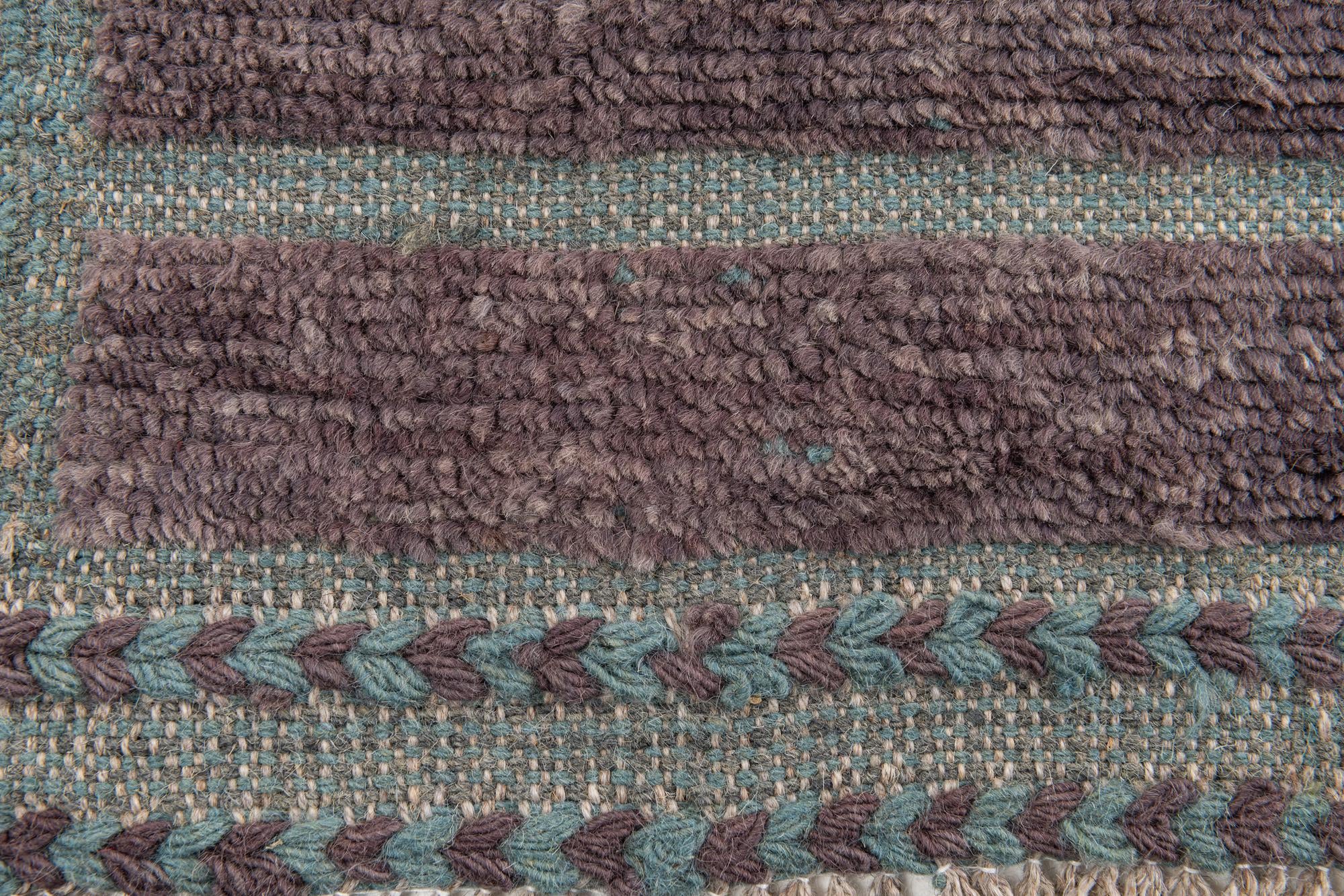 5' 8 x 8' 1 Hand Knotted Moroccan Wool Rug