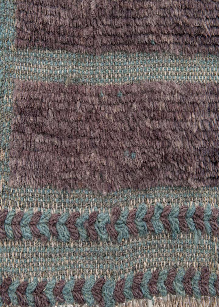 5' 8 x 8' 1 Hand Knotted Moroccan Wool Rug
