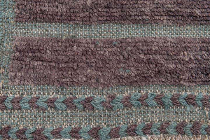 5' 8 x 8' 1 Hand Knotted Moroccan Wool Rug
