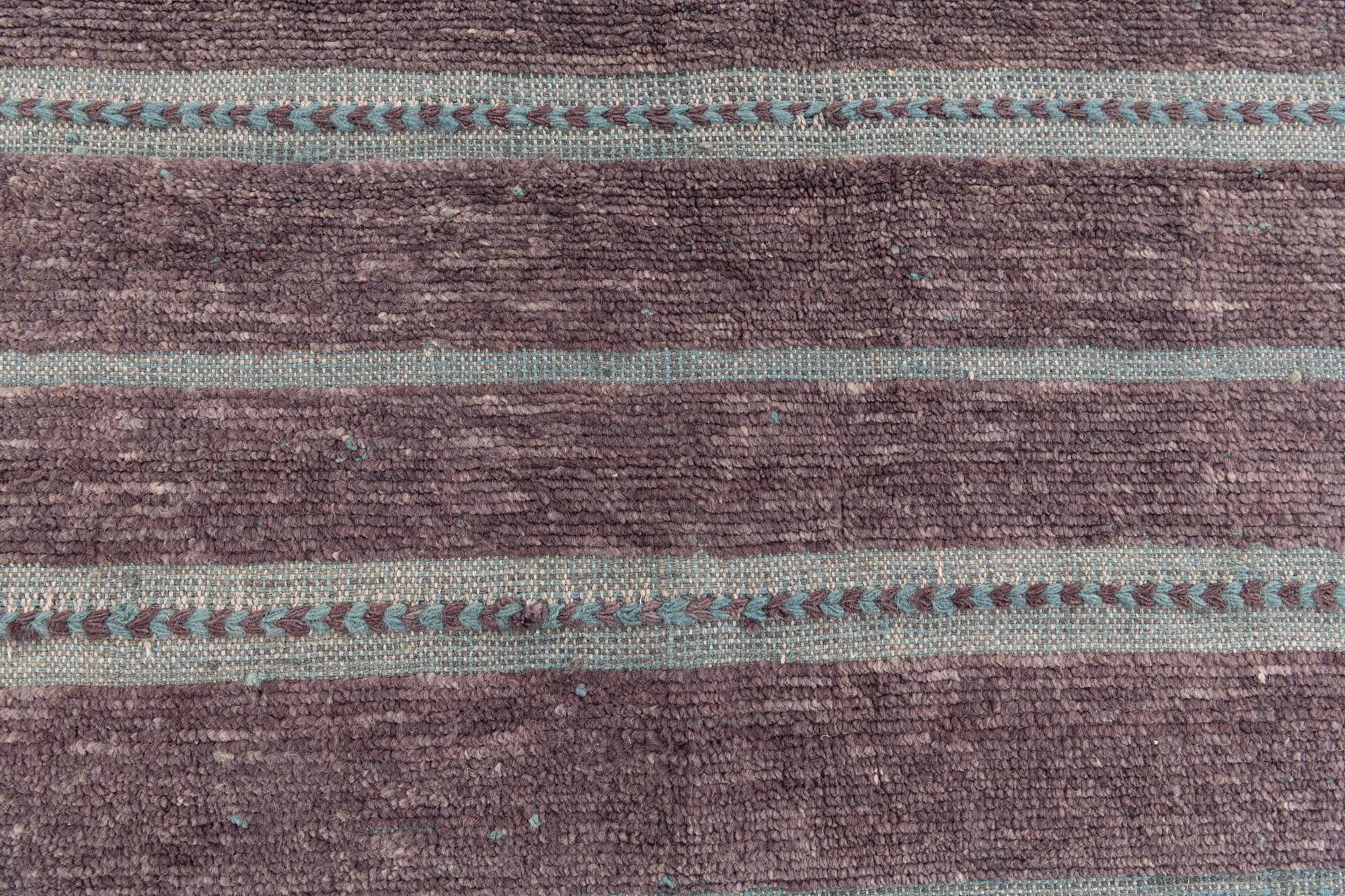 5' 8 x 8' 1 Hand Knotted Moroccan Wool Rug