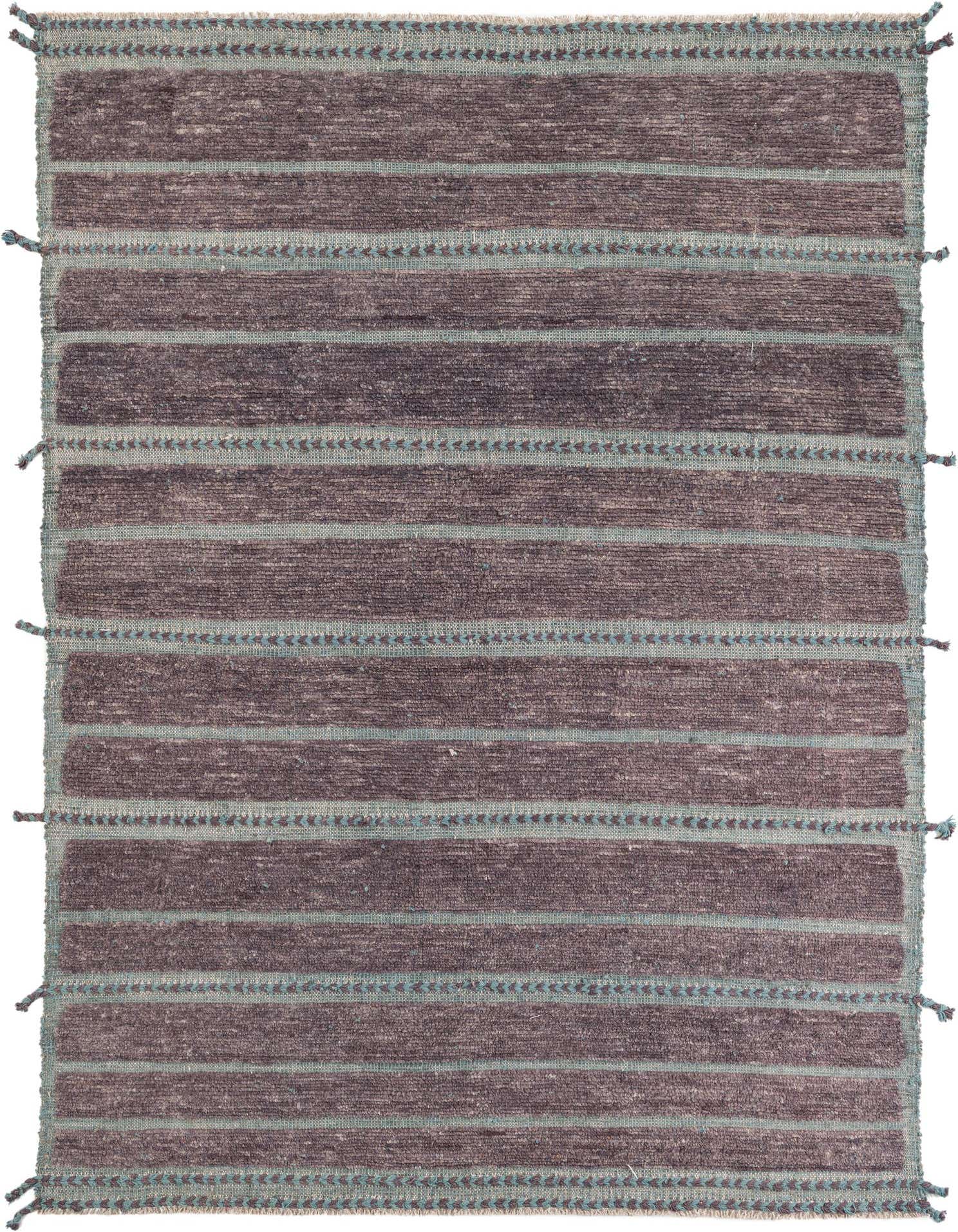 5' 8 x 8' 1 Hand Knotted Moroccan Wool Rug