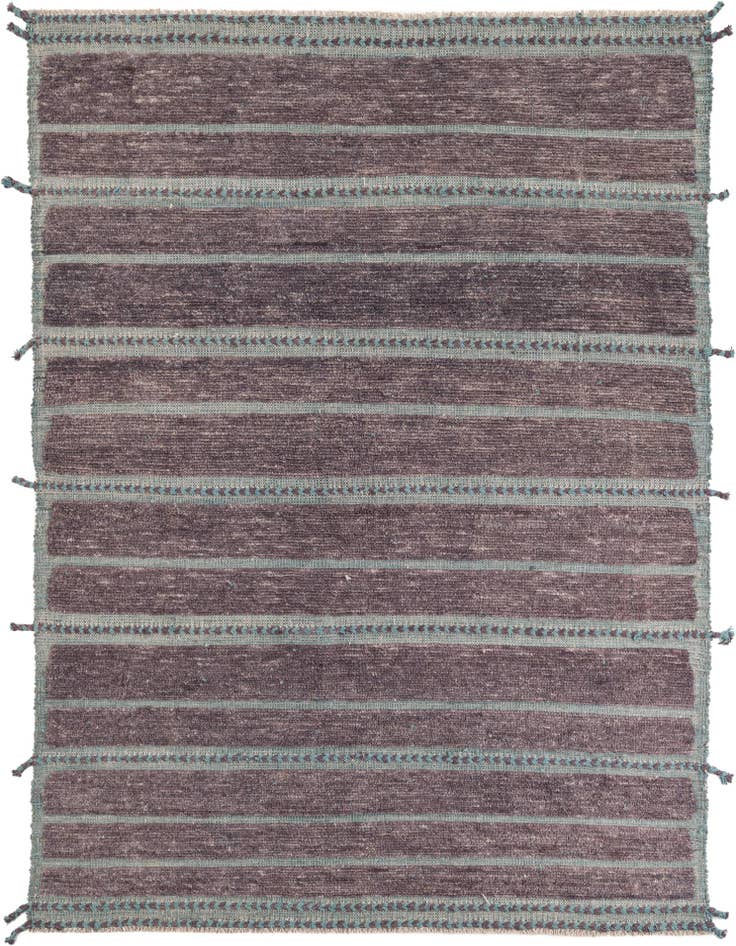 Detail image of 5' 8 x 8' 1 Hand Knotted Moroccan Wool Rug