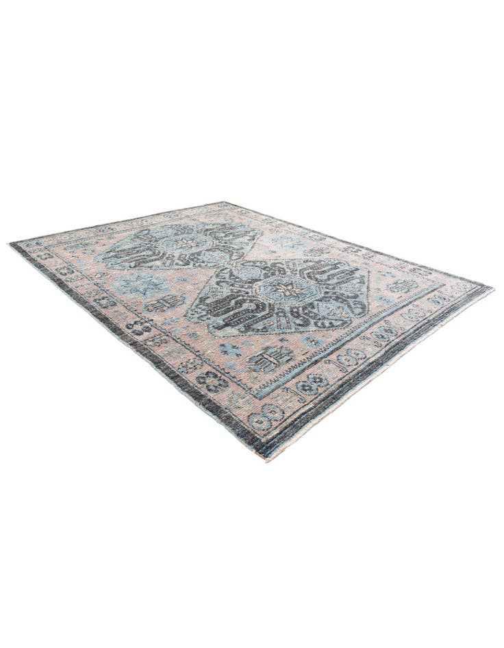 Detail image of 8' 3 x 10' 7 Hand Knotted Moroccan Wool Rug