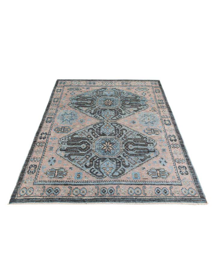 8' 3 x 10' 7 Hand Knotted Moroccan Wool Rug