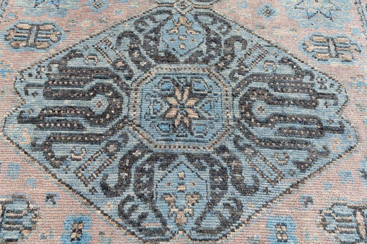 Detail image of 8' 3 x 10' 7 Hand Knotted Moroccan Wool Rug