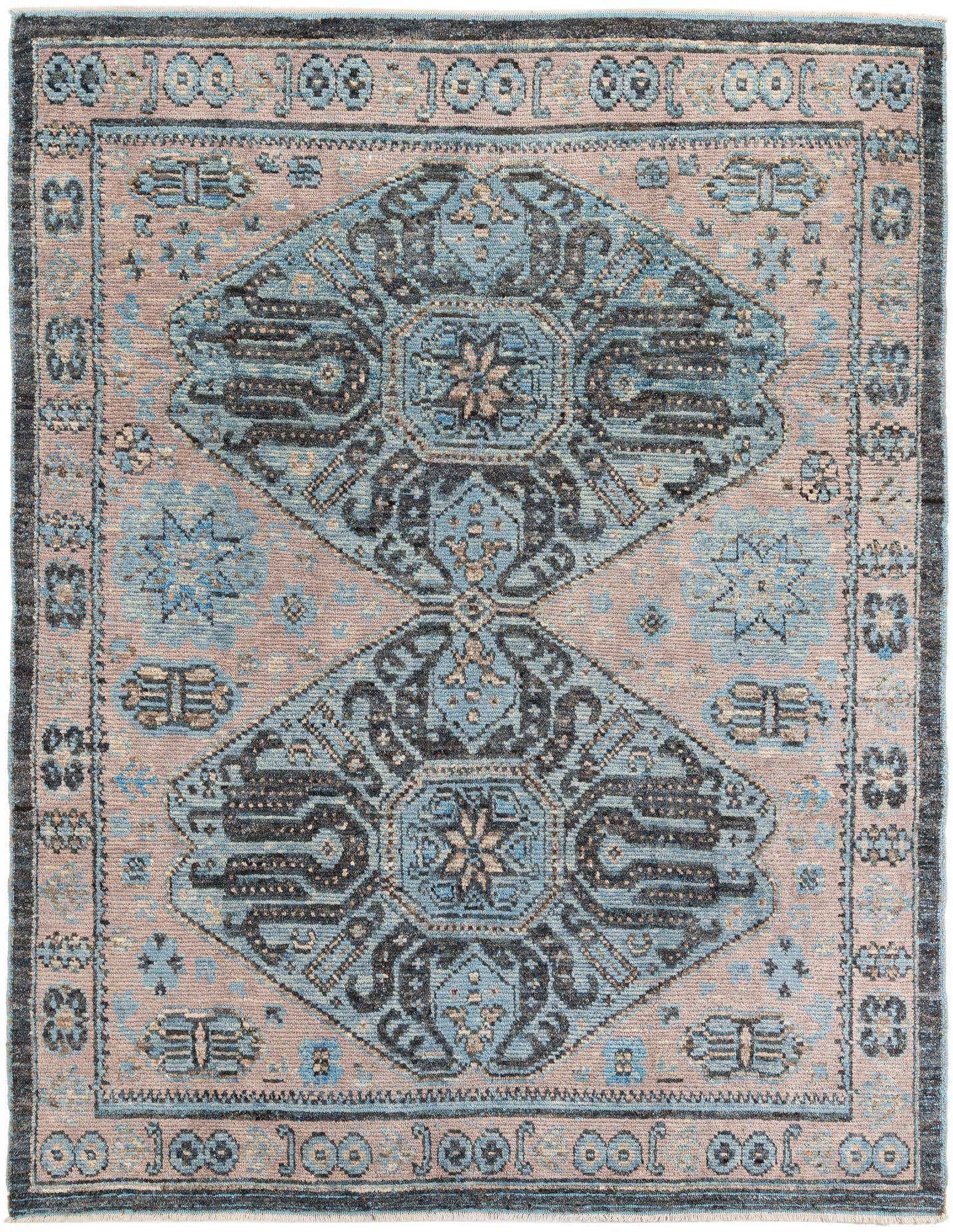 8' 3 x 10' 7 Hand Knotted Moroccan Wool Rug