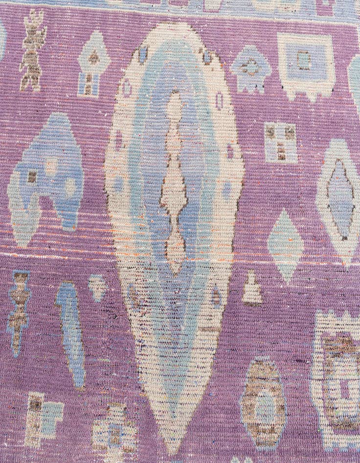 Detail image of 8' 6 x 11' 8  Hand Knotted Moroccan Wool Rug
