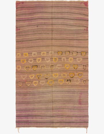 4' 8 x 8' 2 Hand Knotted Moroccan Wool Rug