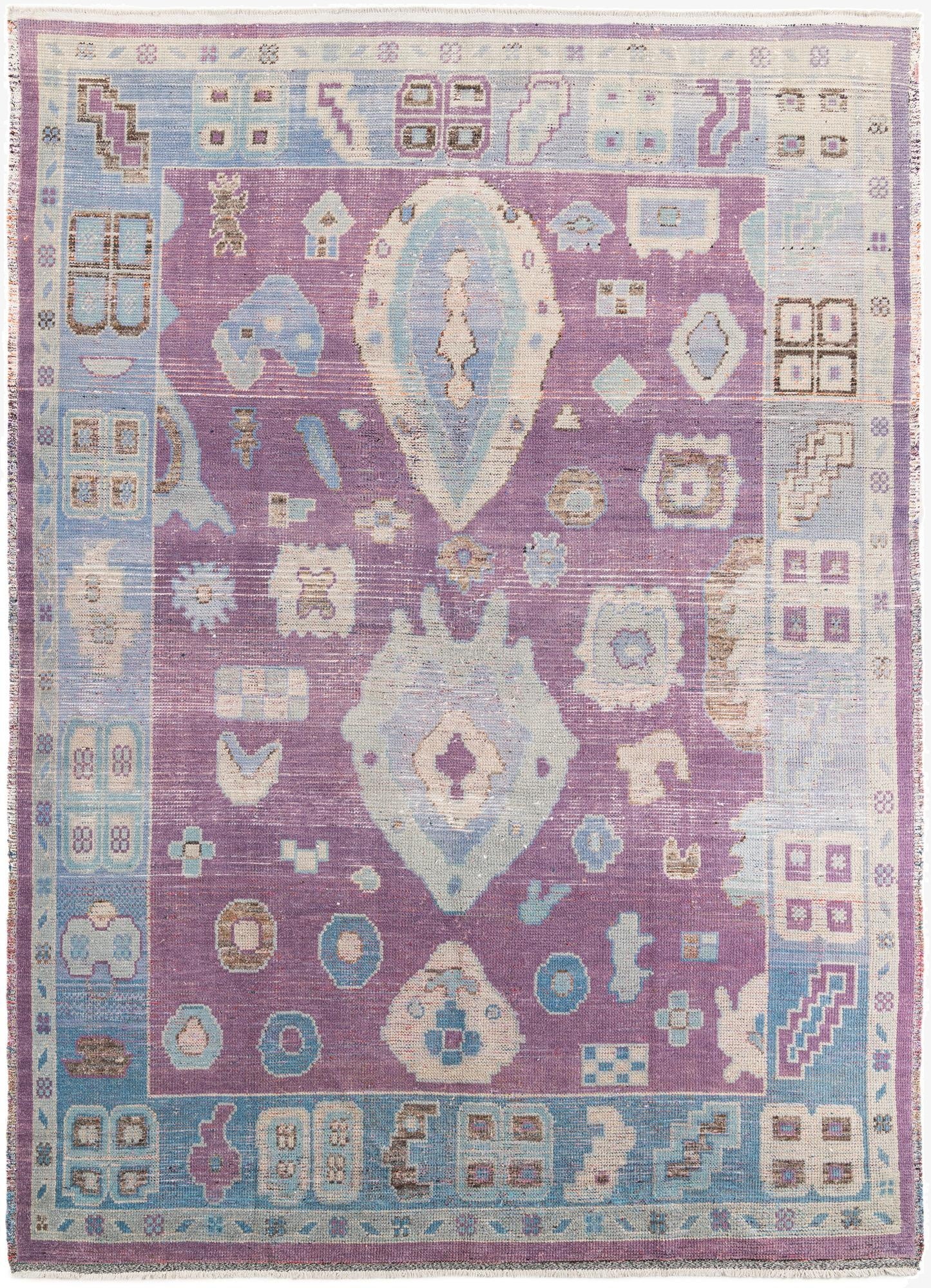 8' 6 x 11' 8  Hand Knotted Moroccan Wool Rug