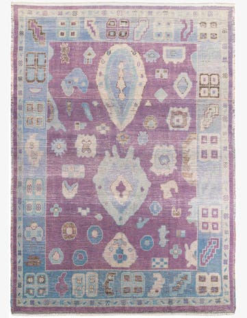 8' 6 x 11' 8 Hand Knotted Moroccan Wool Rug