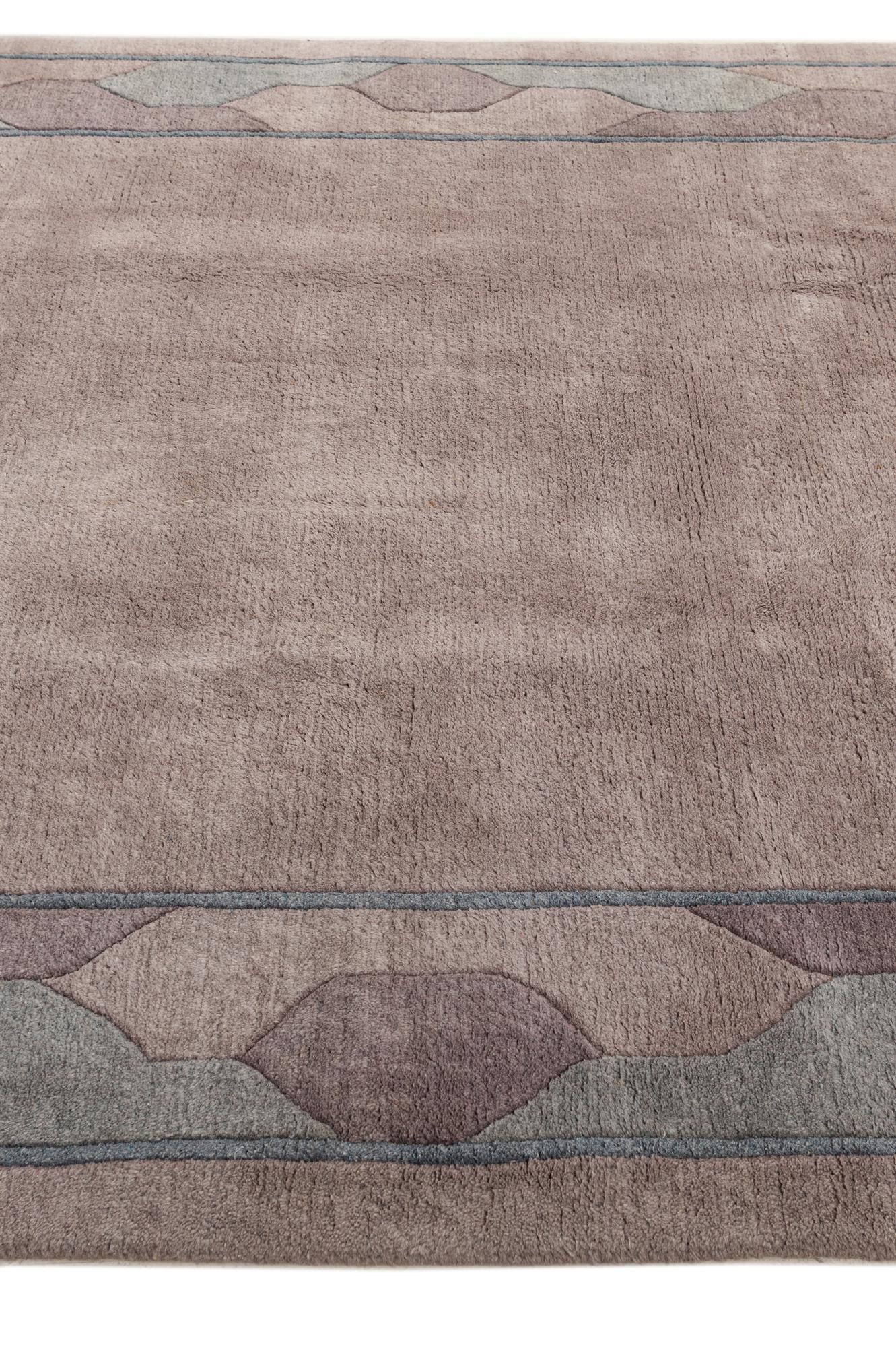 6' 9 x 10' Hand Knotted Nepal Wool Rug