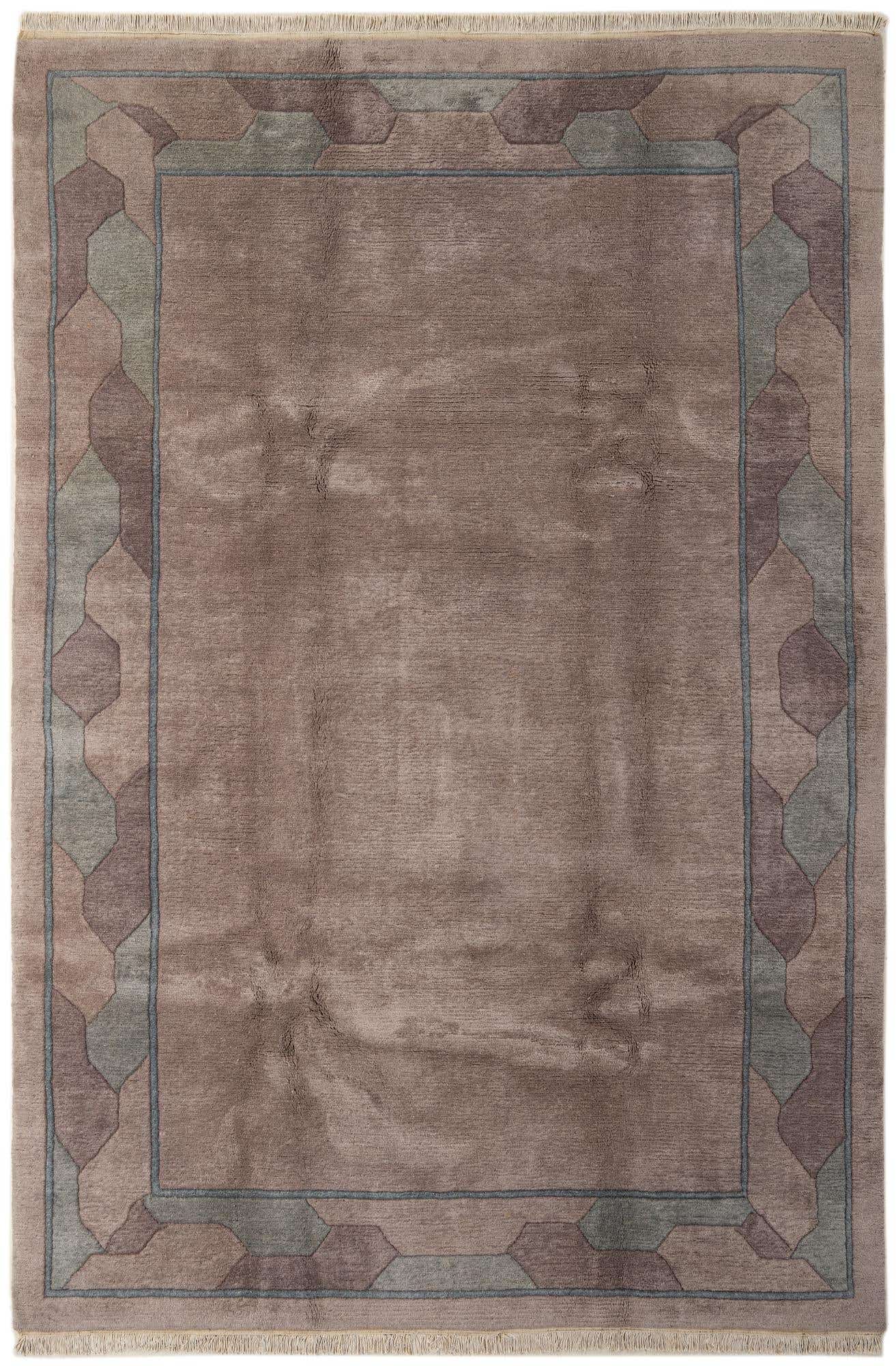 6' 9 x 10' Hand Knotted Nepal Wool Rug