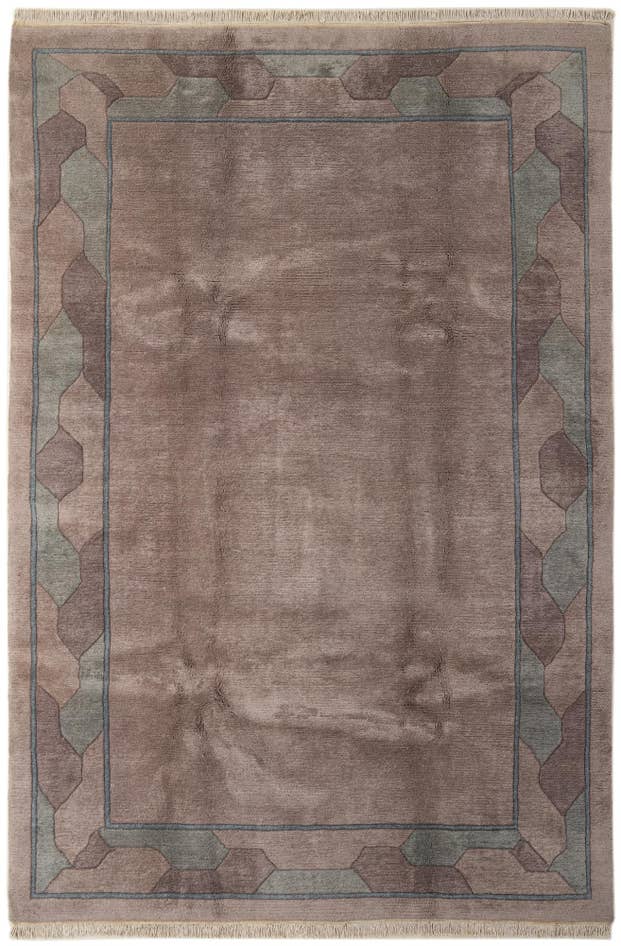 Detail image of 6' 9 x 10' Hand Knotted Nepal Wool Rug