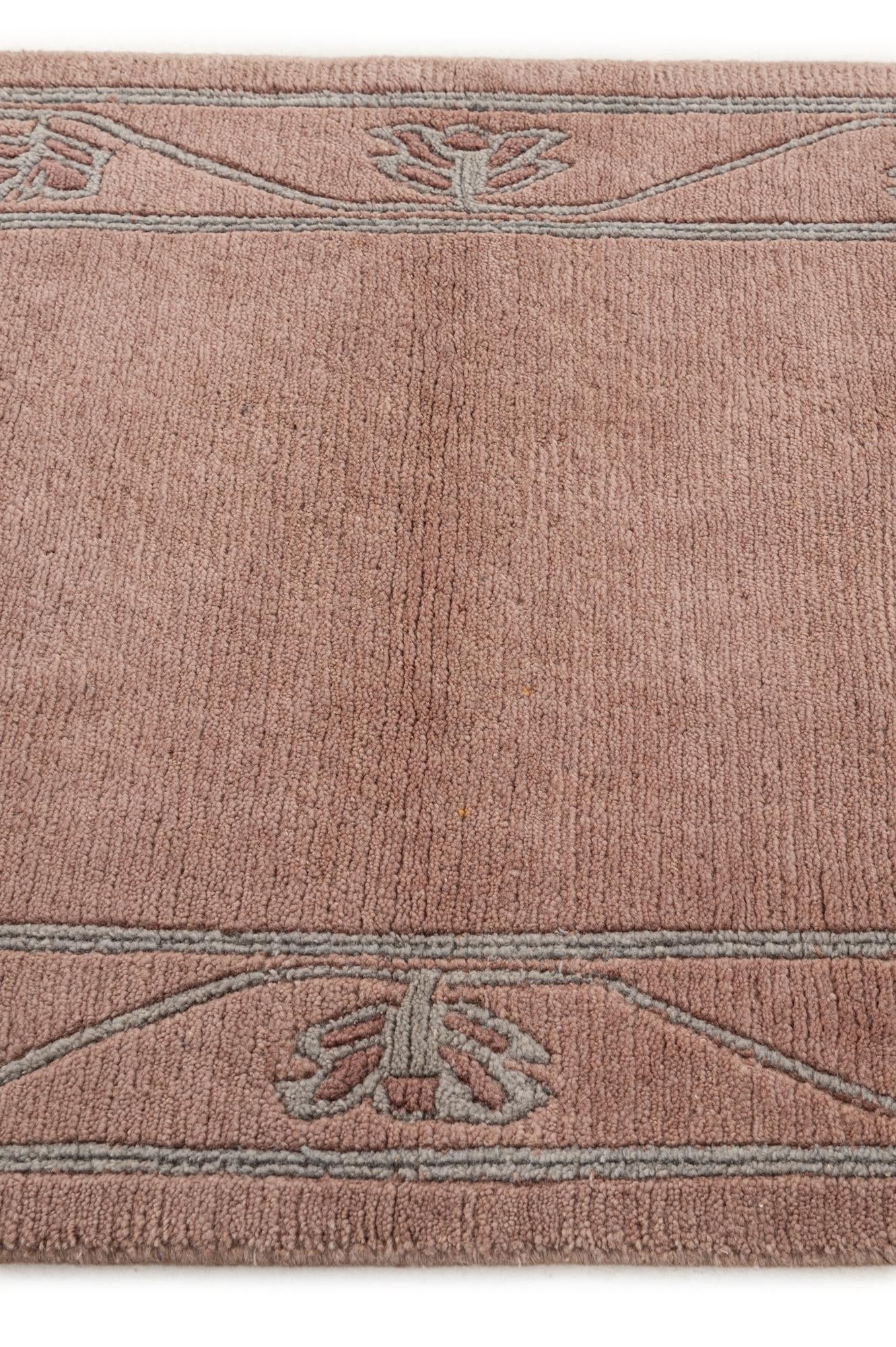 2' 6 x 4' 5 Hand Knotted Nepal Wool Rug