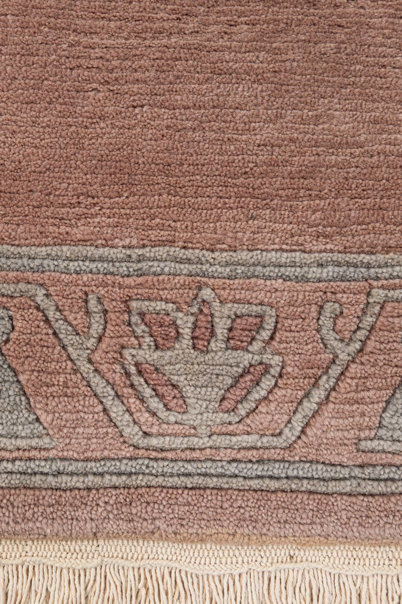 2' 6 x 4' 5 Hand Knotted Nepal Wool Rug